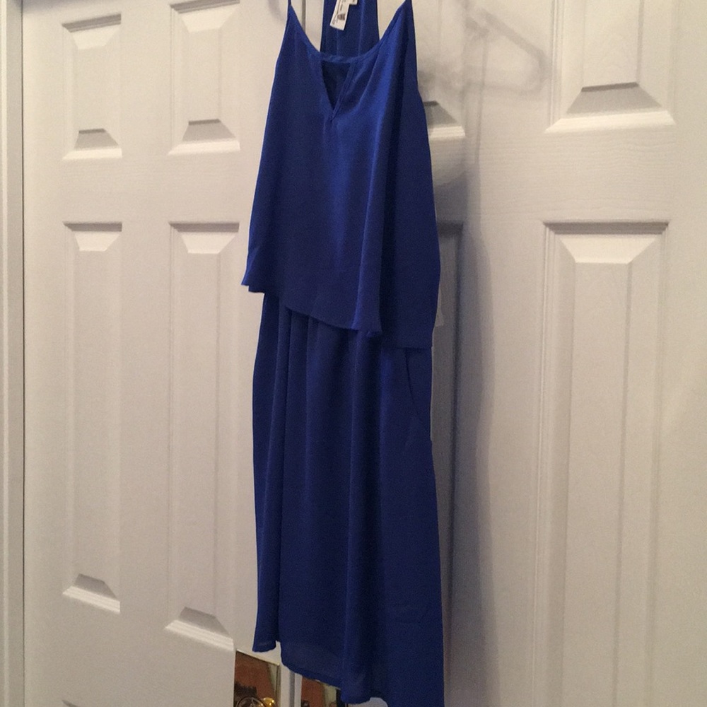 Pink Owl by Nordstrom royal blue sleeveless dress - Picture 4 of 5